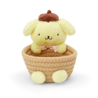 PomPomPurin Rope Basket with Mascot Plush [Small]
