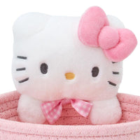 Hello Kitty Rope Basket with Mascot Plush [Medium]
