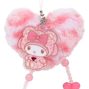 My Melody "Sanrio Gal Bear" Heart Phone Strap