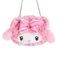 My Melody "Sanrio Gal Bear" Plush Face Pochette Bag
