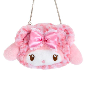 My Melody "Sanrio Gal Bear" Plush Face Pochette Bag