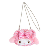 My Melody "Sanrio Gal Bear" Plush Face Pochette Bag
