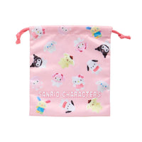 Sanrio Characters "Pitatto Friends" Drawstring Bag Set
