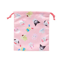 Sanrio Characters "Pitatto Friends" Drawstring Bag Set
