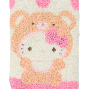 Hello Kitty Fluffy Bear Socks [Pink]