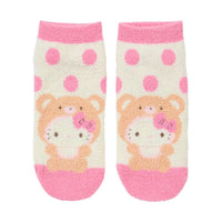 Hello Kitty Fluffy Bear Socks [Pink]
