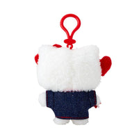 Hello Kitty Denim Patch Mascot Plush
