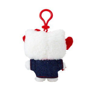 Hello Kitty Denim Patch Mascot Plush