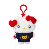 Hello Kitty Denim Patch Mascot Plush
