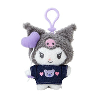 Kuromi Denim Patch Mascot Plush
