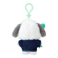 Pochacco Denim Patch Mascot Plush