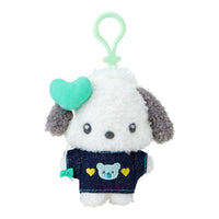 Pochacco Denim Patch Mascot Plush