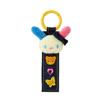 Usahana Denim Patch Tag Keychain
