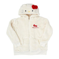 Hello Kitty Fluffy Zip-up Hoodie
