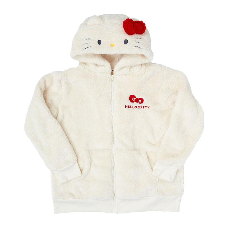 Hello Kitty Fluffy Zip-up Hoodie