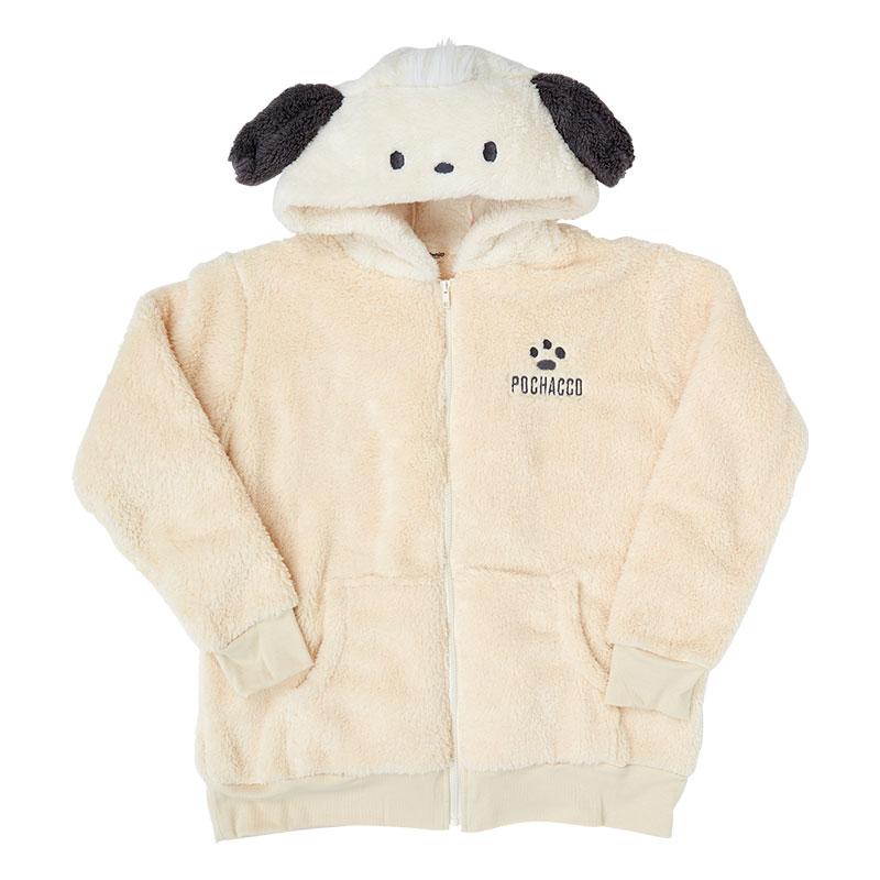 Pochacco Fluffy Zip-up Hoodie