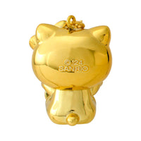 Hello Kitty Gold Netsuke Charm
