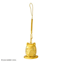 Gudentama Gold Netsuke Charm
