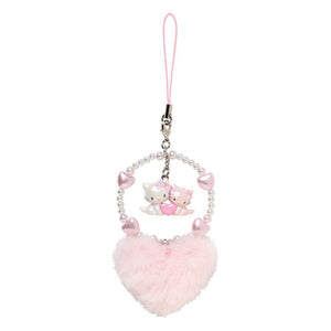 Charmmy Kitty "Heisei Fluffy Heart" Phone Strap