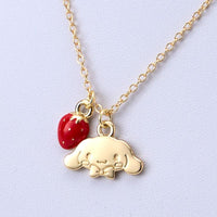 Cinnamoroll "Strawberry Shortcake" Plush w/ Necklace
