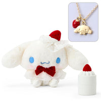 Cinnamoroll "Strawberry Shortcake" Plush w/ Necklace
