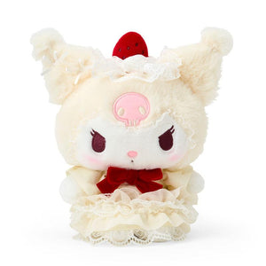 Kuromi "Strawberry Shortcake" Plush w/ Necklace