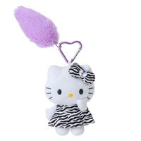 Hello Kitty "Gogo Gal" Carabiner Plush Mascot [Zebra]