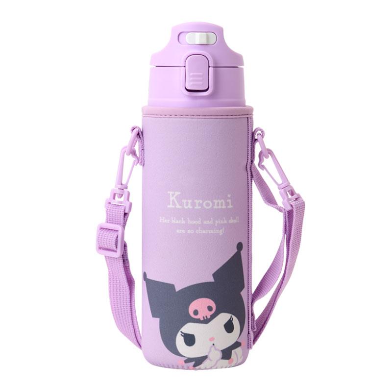 Kuromi Stainless Steel Bottle w/ Cover