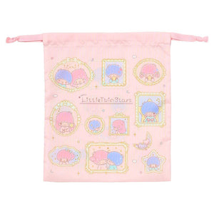 Little Twin Star "Birthday Frame Design" Drawstring Bag 2pc