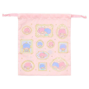 Little Twin Star "Birthday Frame Design" Drawstring Bag 2pc