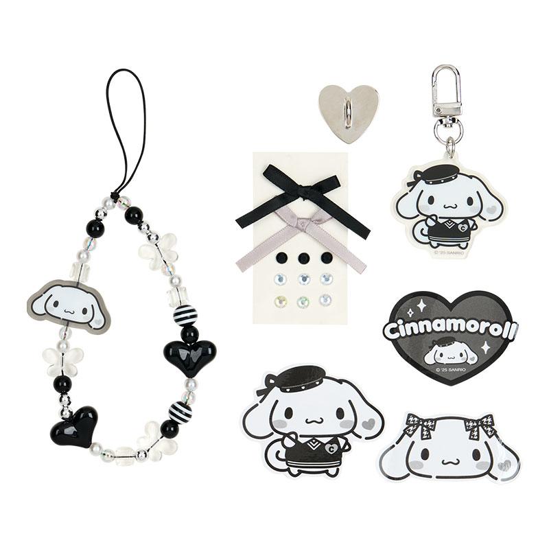 Cinnamoroll Monochrome DIY Phone Strap Set