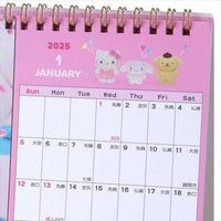 Sanrio Characters Ring Desktop Calendar [Plush Design]
