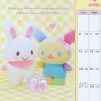 Sanrio Characters Ring Desktop Calendar [Plush Design]
