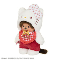 Hello Kitty x Monchhichi Gingham Plush [Sekiguchi]
