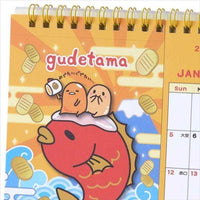 Gudetama 2025 Desktop Calendar
