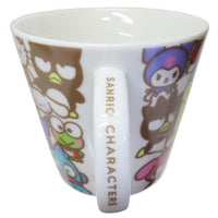 Sanrio Characters Ceramic Mug "Everyone's Squeezing"
