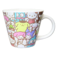 Sanrio Characters Ceramic Mug "Everyone's Squeezing"
