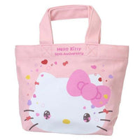 Hello Kitty 50th Anniversary Pink Canvas Lunch Bag
