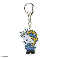 Yoshikitty Blue Roses Keychain
