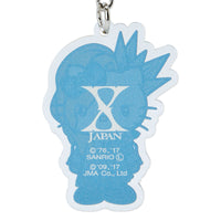 Yoshikitty Blue Roses Keychain
