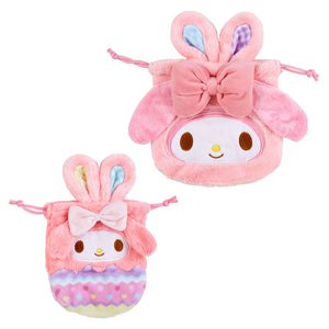 My Melody Butterfly Bunny Plush Drawstring 2pc