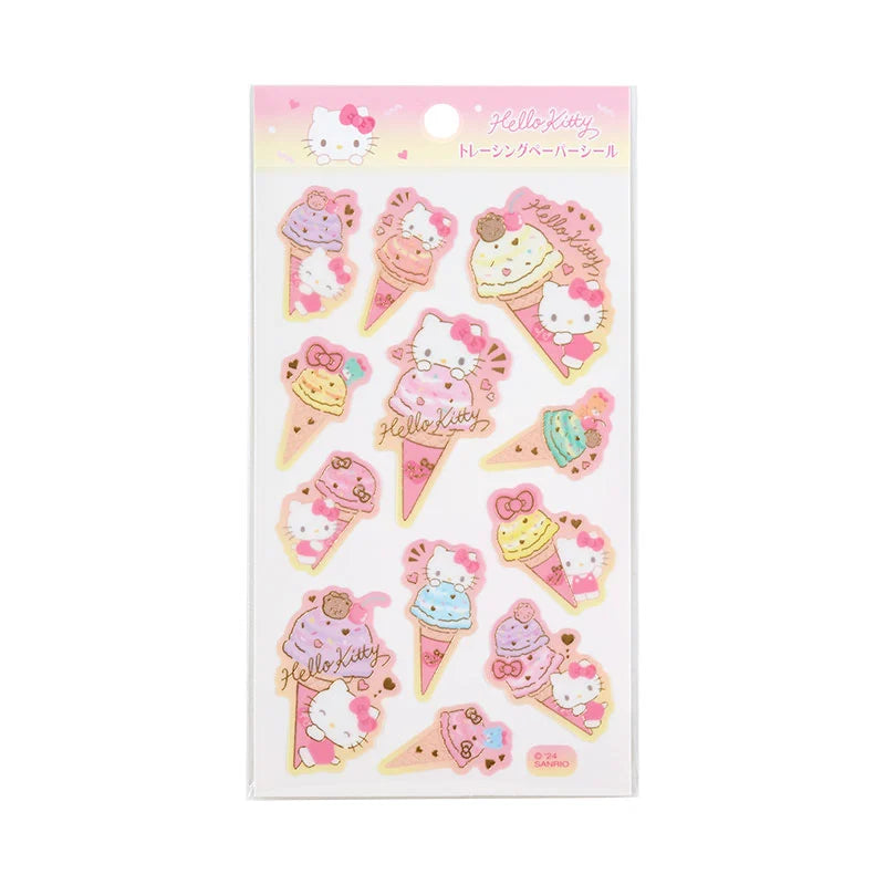 Hello Kitty Ice Cream Party Stickers