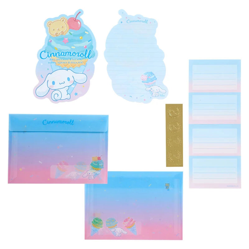 Cinnamoroll Ice Cream Party Letter Set