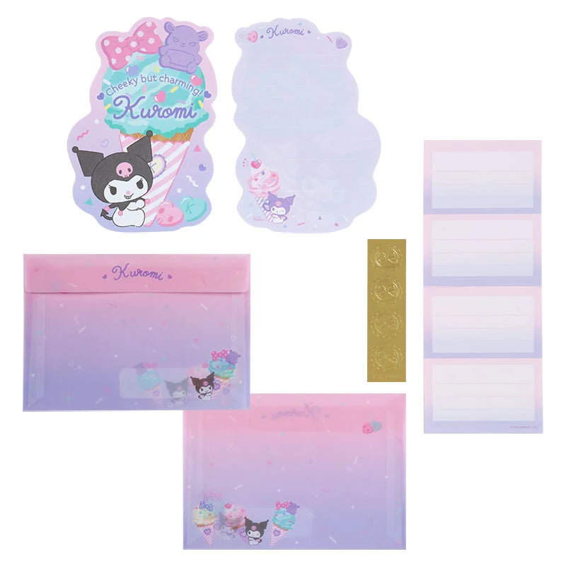 Kuromi Ice Cream Party Letter Set