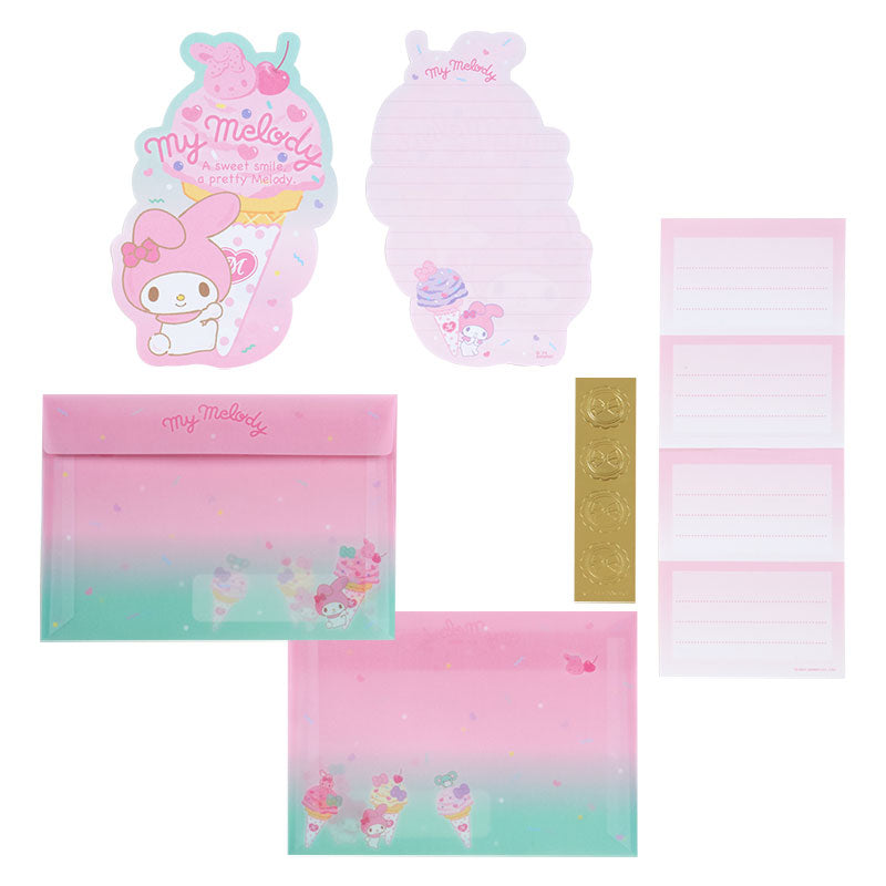 My Melody Ice Cream Party Letter Set