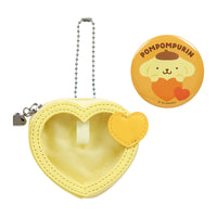 PomPomPurin Awards Colorful Hearts Mini Pouch & Badge
