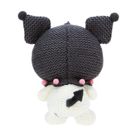 Kuromi Amigurumi-style Knitted Plush Mascot
