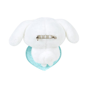 Cinnamoroll Maipachirun Heart Plush Brooch