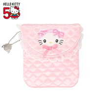 Hello Kitty 50th Anniversary Pink Quilted Mini Pouch
