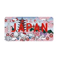 Sanrio Characters License Plate [Cherry Blossom]
